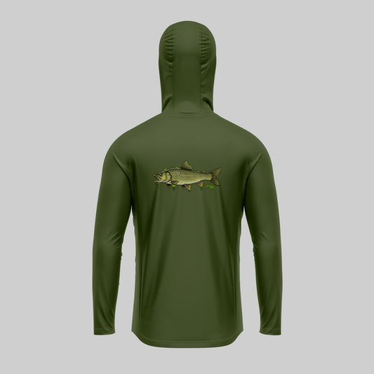 Mens Pro Sun Hoodie - Limited edition Fresh Water Fish