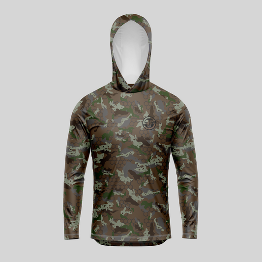 Mens Pro Sun Hoodie - S3000 Camo