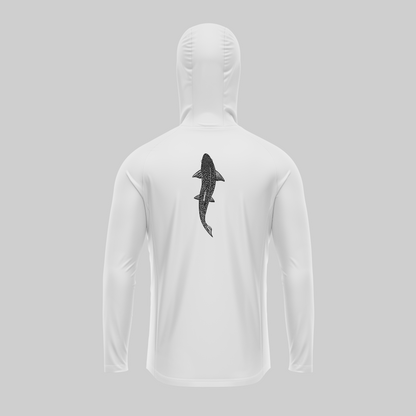 Mens Pro Sun Hoodie - Swimming Trout
