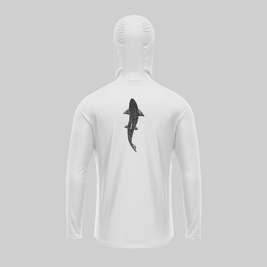 Mens Pro Sun Hoodie - Swimming Trout