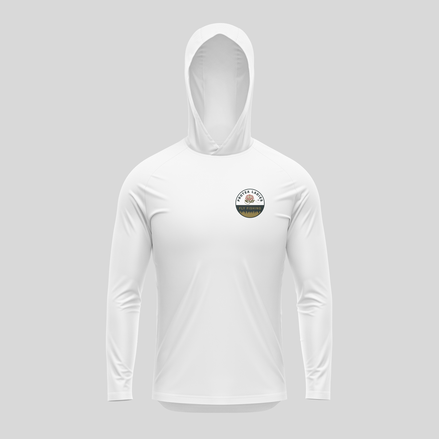 Mens Pro Sun Hoodie - Swimming Trout