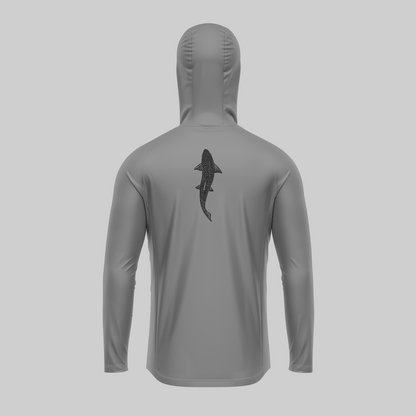 Mens Pro Sun Hoodie - Swimming Trout