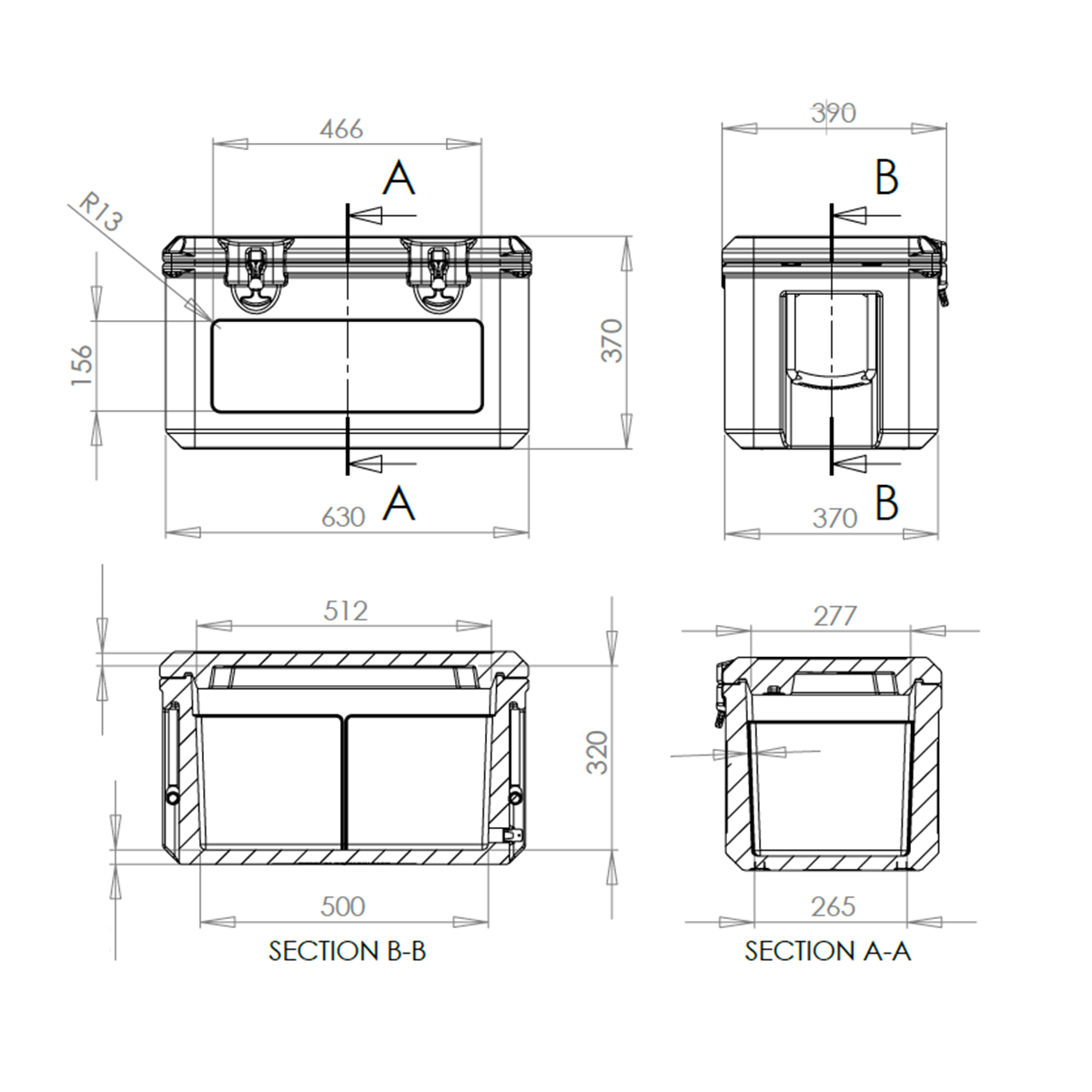 Bush Box 45 Hardshell Cooler